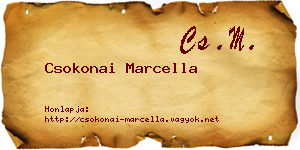 Csokonai Marcella névjegykártya